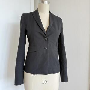 Black Ann Taylor Women’s Two Button Blazer Jacket Black - Size 0